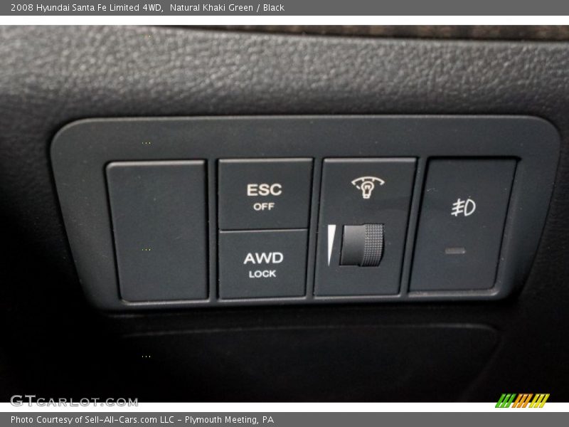 Natural Khaki Green / Black 2008 Hyundai Santa Fe Limited 4WD