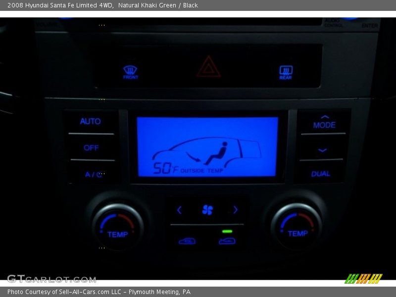 Natural Khaki Green / Black 2008 Hyundai Santa Fe Limited 4WD