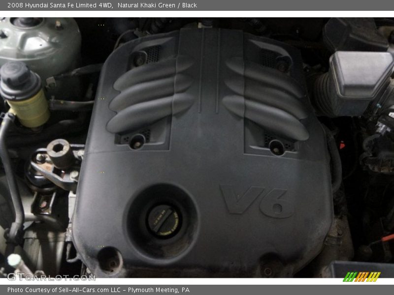 Natural Khaki Green / Black 2008 Hyundai Santa Fe Limited 4WD