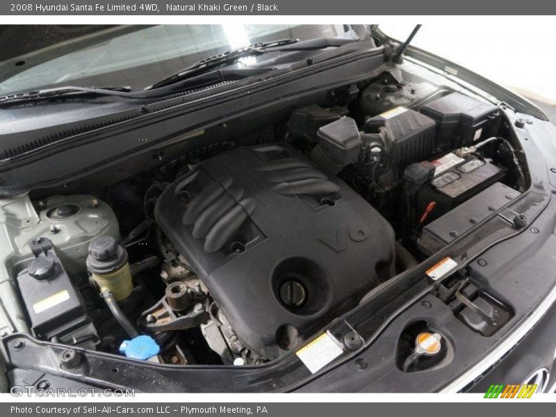 Natural Khaki Green / Black 2008 Hyundai Santa Fe Limited 4WD