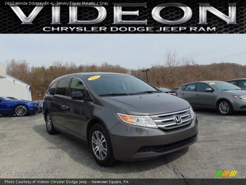 Smoky Topaz Metallic / Gray 2012 Honda Odyssey EX-L