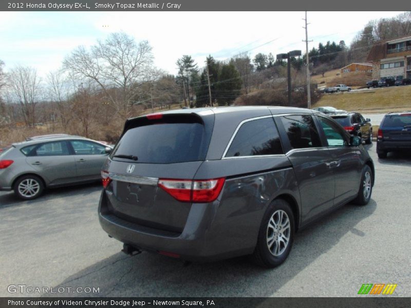 Smoky Topaz Metallic / Gray 2012 Honda Odyssey EX-L