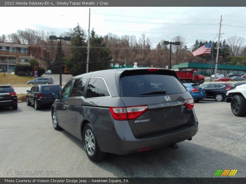 Smoky Topaz Metallic / Gray 2012 Honda Odyssey EX-L