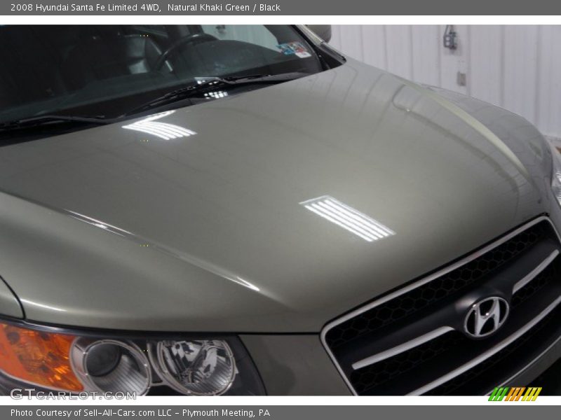 Natural Khaki Green / Black 2008 Hyundai Santa Fe Limited 4WD