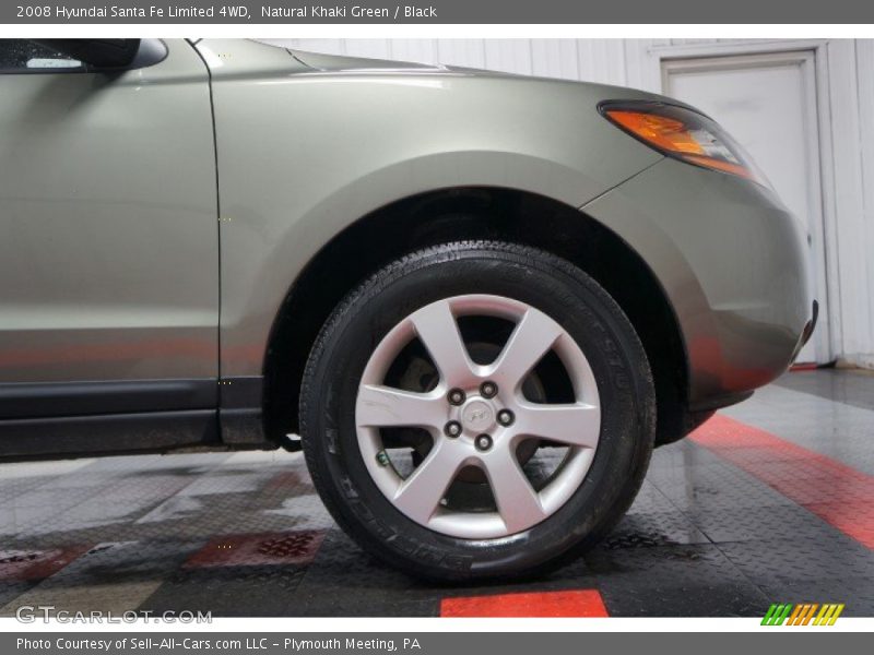 Natural Khaki Green / Black 2008 Hyundai Santa Fe Limited 4WD