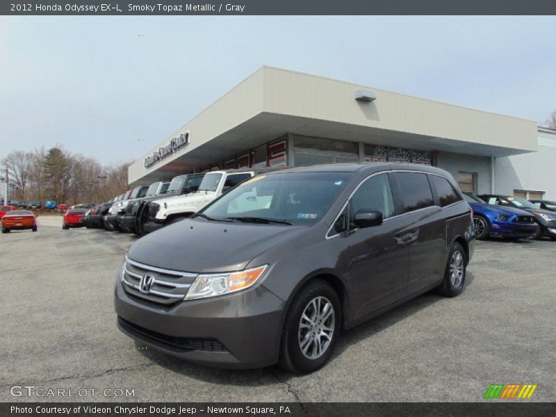 Smoky Topaz Metallic / Gray 2012 Honda Odyssey EX-L