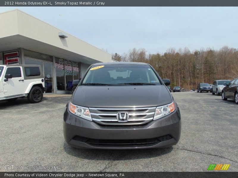 Smoky Topaz Metallic / Gray 2012 Honda Odyssey EX-L