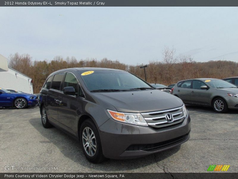 Smoky Topaz Metallic / Gray 2012 Honda Odyssey EX-L
