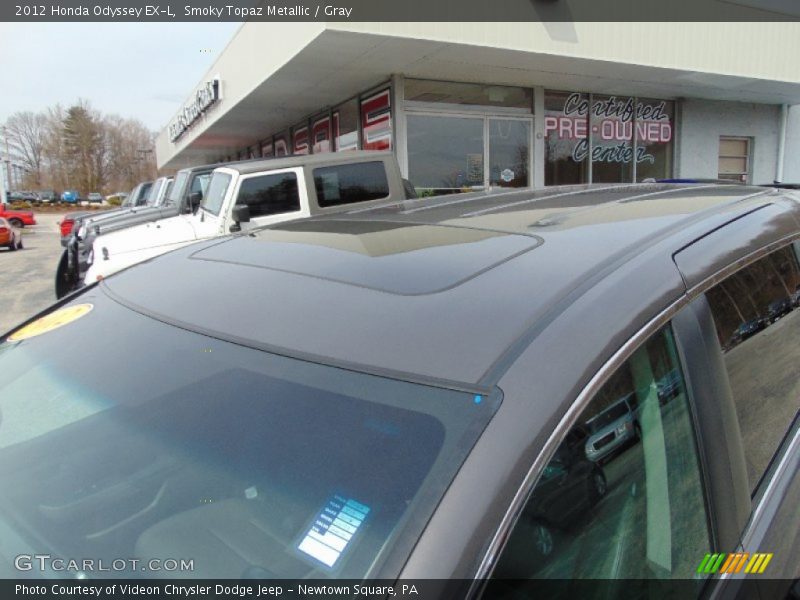 Smoky Topaz Metallic / Gray 2012 Honda Odyssey EX-L