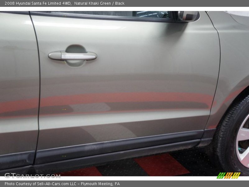Natural Khaki Green / Black 2008 Hyundai Santa Fe Limited 4WD