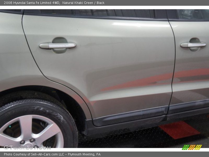 Natural Khaki Green / Black 2008 Hyundai Santa Fe Limited 4WD