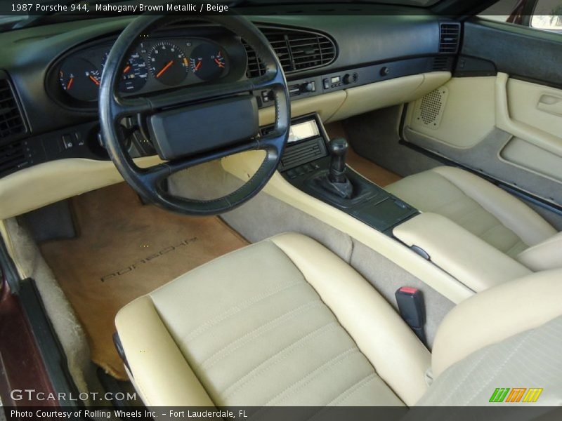  1987 944  Beige Interior