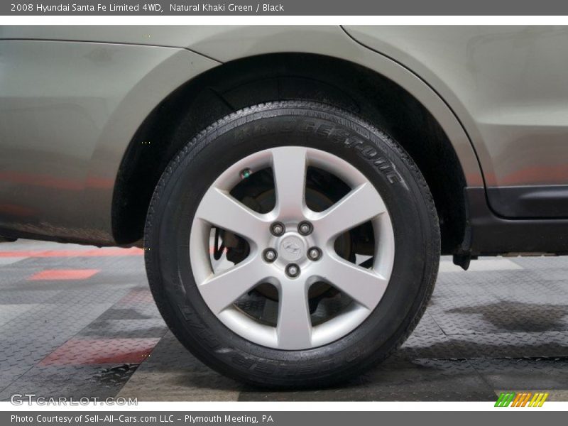 Natural Khaki Green / Black 2008 Hyundai Santa Fe Limited 4WD