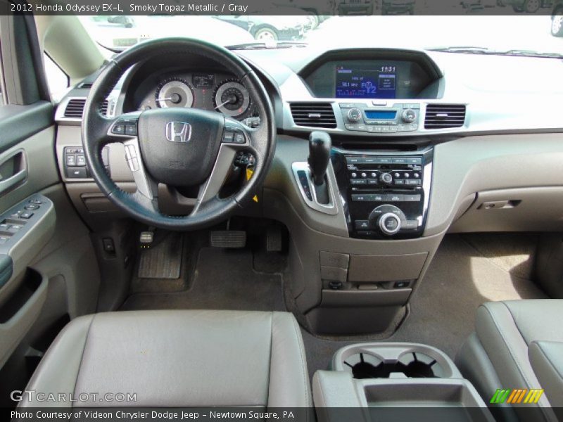 Smoky Topaz Metallic / Gray 2012 Honda Odyssey EX-L