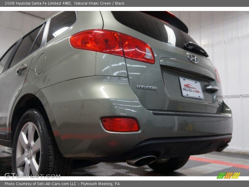 Natural Khaki Green / Black 2008 Hyundai Santa Fe Limited 4WD