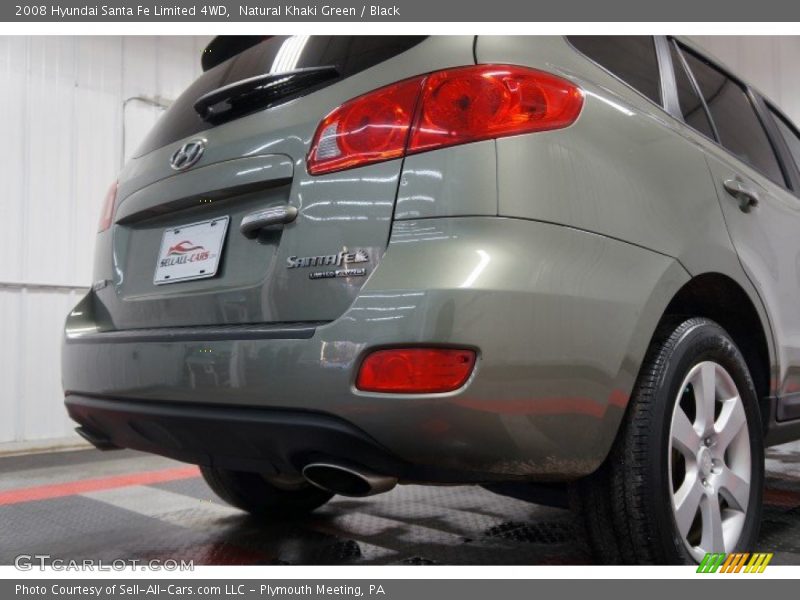 Natural Khaki Green / Black 2008 Hyundai Santa Fe Limited 4WD