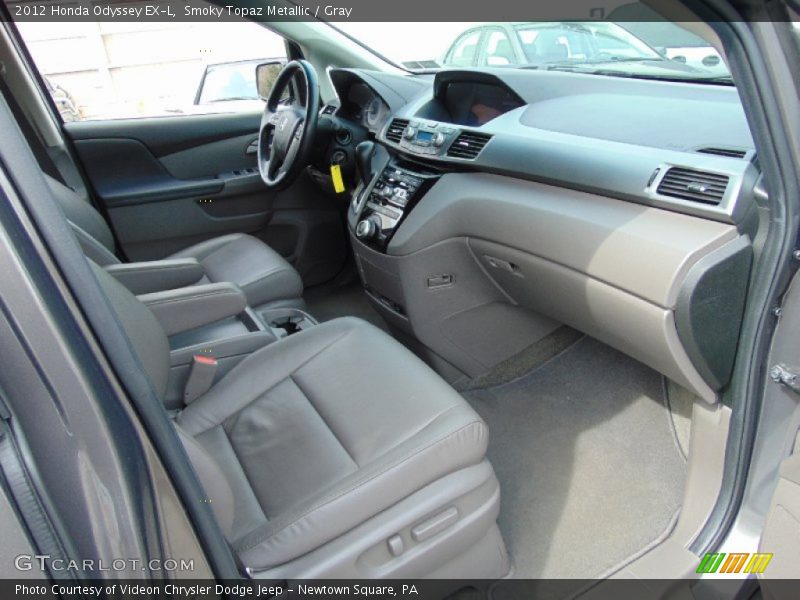 Smoky Topaz Metallic / Gray 2012 Honda Odyssey EX-L