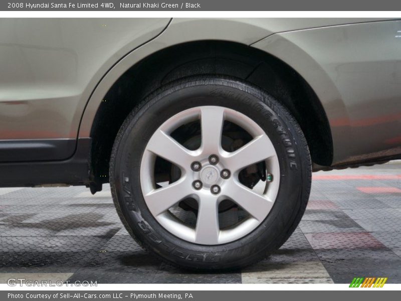 Natural Khaki Green / Black 2008 Hyundai Santa Fe Limited 4WD