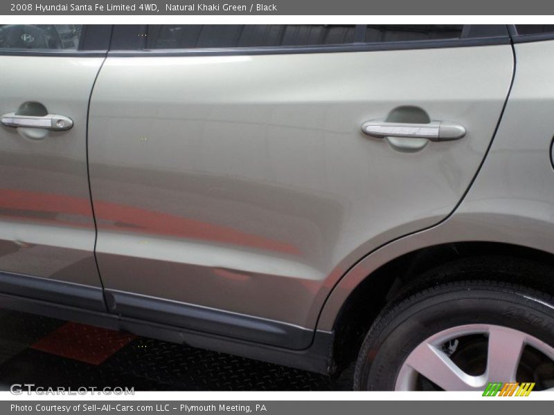 Natural Khaki Green / Black 2008 Hyundai Santa Fe Limited 4WD