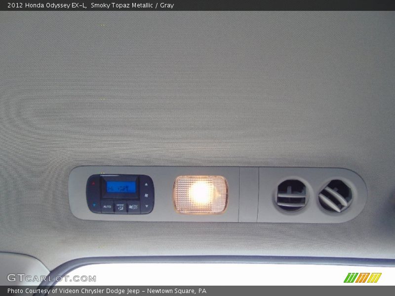 Smoky Topaz Metallic / Gray 2012 Honda Odyssey EX-L