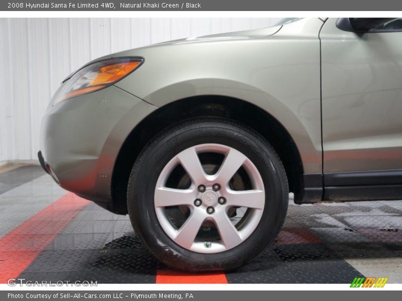 Natural Khaki Green / Black 2008 Hyundai Santa Fe Limited 4WD