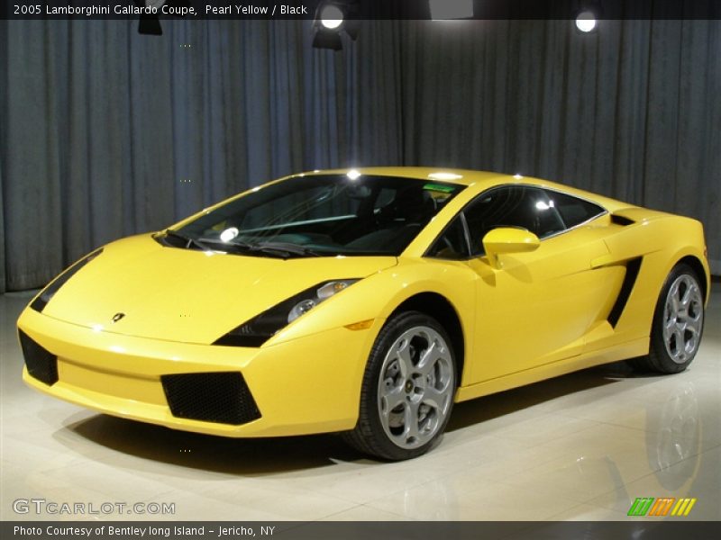 Pearl Yellow / Black 2005 Lamborghini Gallardo Coupe
