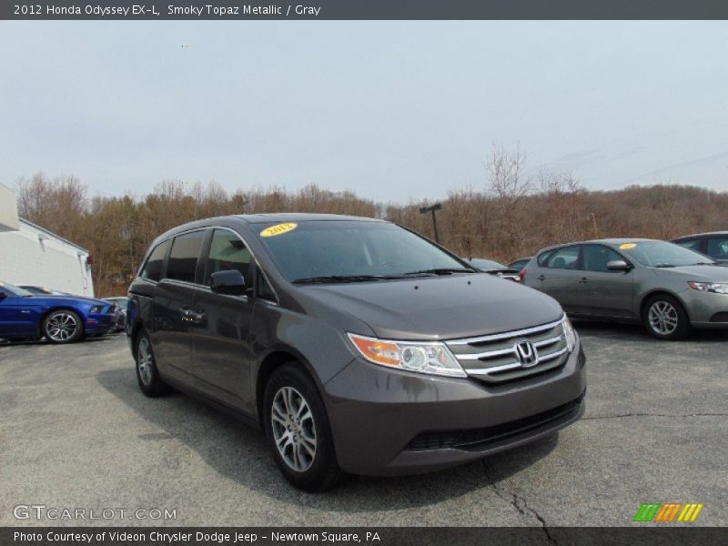 Smoky Topaz Metallic / Gray 2012 Honda Odyssey EX-L