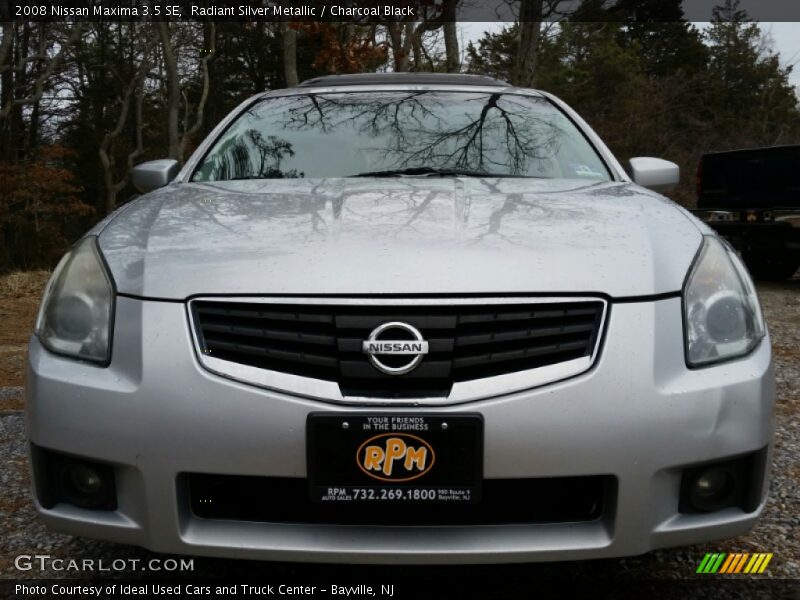 Radiant Silver Metallic / Charcoal Black 2008 Nissan Maxima 3.5 SE