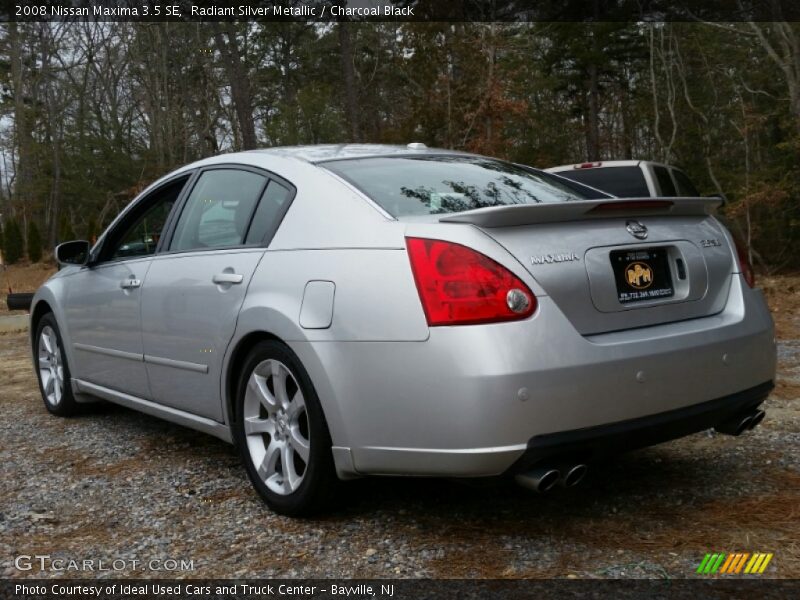 Radiant Silver Metallic / Charcoal Black 2008 Nissan Maxima 3.5 SE