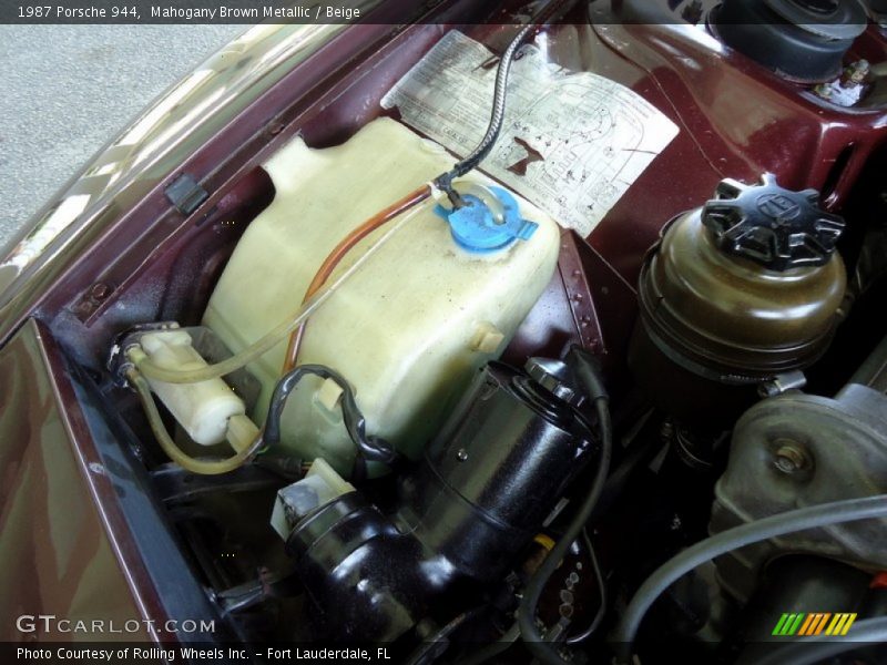 Mahogany Brown Metallic / Beige 1987 Porsche 944