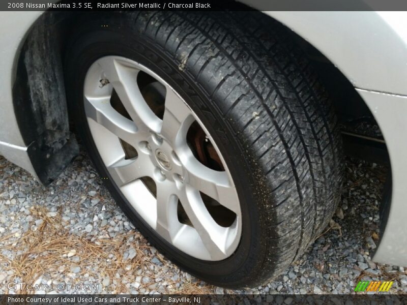 Radiant Silver Metallic / Charcoal Black 2008 Nissan Maxima 3.5 SE