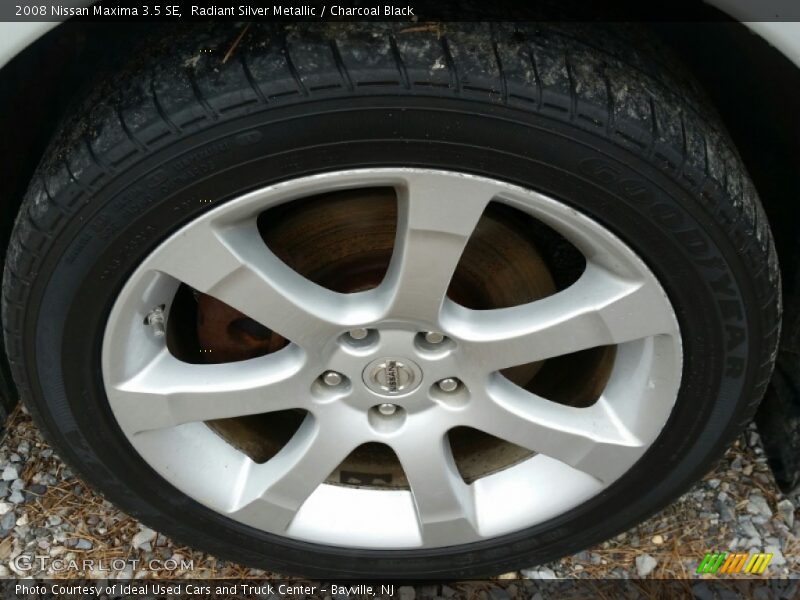 Radiant Silver Metallic / Charcoal Black 2008 Nissan Maxima 3.5 SE