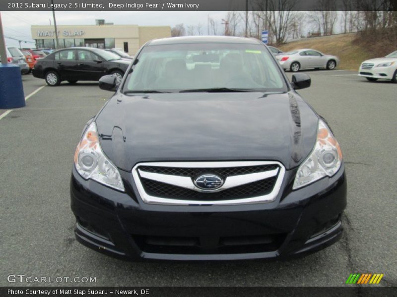 Deep Indigo Pearl / Warm Ivory 2012 Subaru Legacy 2.5i Limited