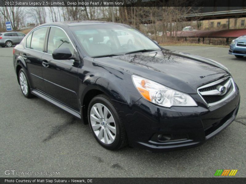 Deep Indigo Pearl / Warm Ivory 2012 Subaru Legacy 2.5i Limited