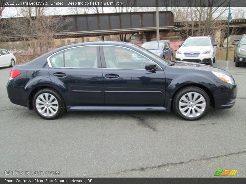 Deep Indigo Pearl / Warm Ivory 2012 Subaru Legacy 2.5i Limited