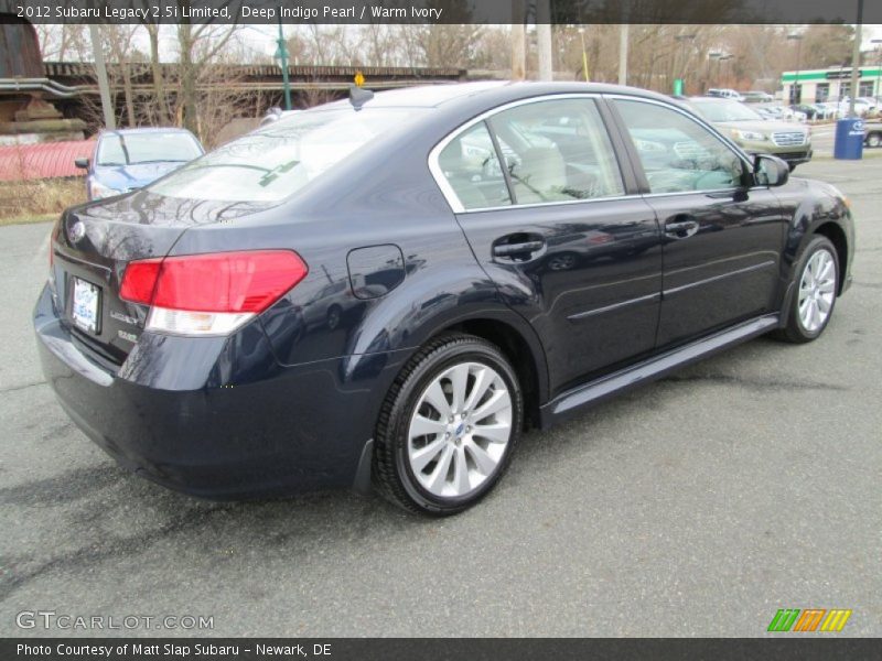 Deep Indigo Pearl / Warm Ivory 2012 Subaru Legacy 2.5i Limited