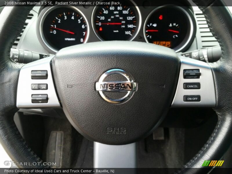 Radiant Silver Metallic / Charcoal Black 2008 Nissan Maxima 3.5 SE