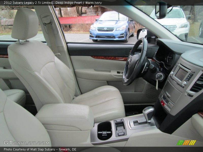 Deep Indigo Pearl / Warm Ivory 2012 Subaru Legacy 2.5i Limited