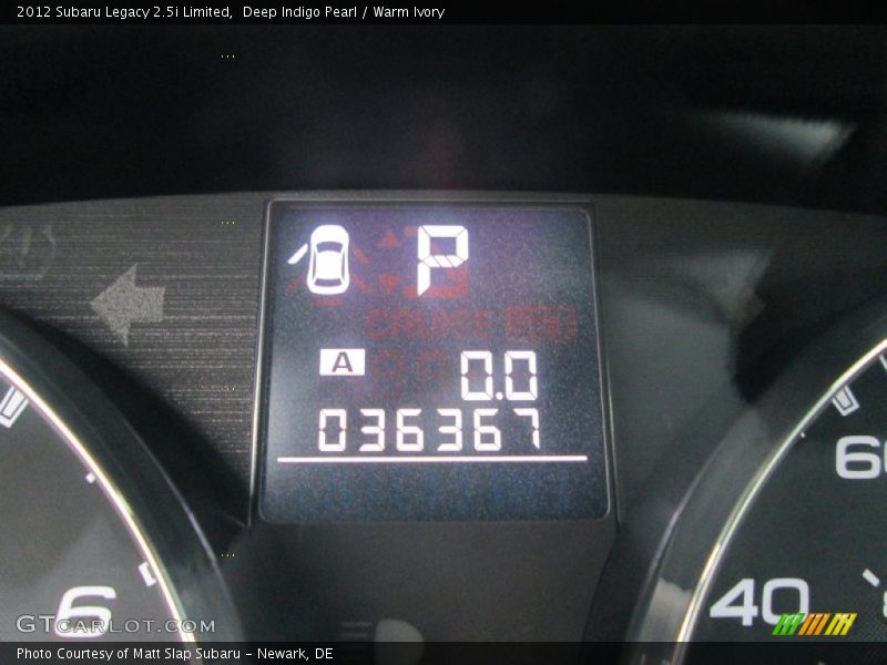 Deep Indigo Pearl / Warm Ivory 2012 Subaru Legacy 2.5i Limited