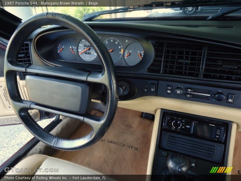 Dashboard of 1987 944 