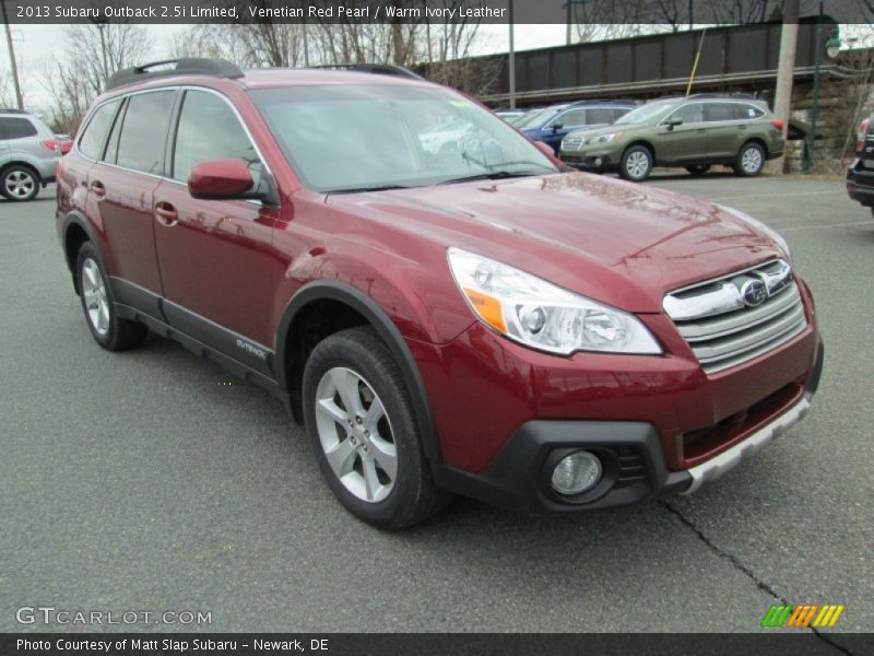 Front 3/4 View of 2013 Outback 2.5i Limited