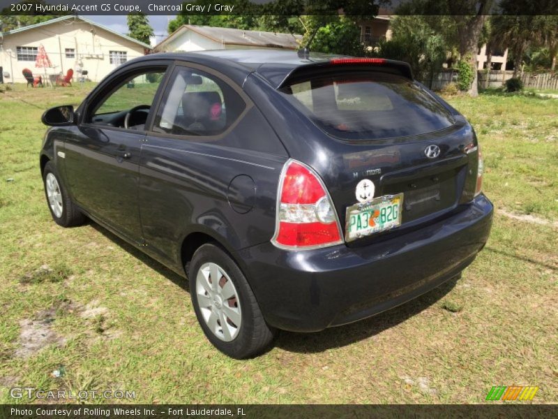 Charcoal Gray / Gray 2007 Hyundai Accent GS Coupe
