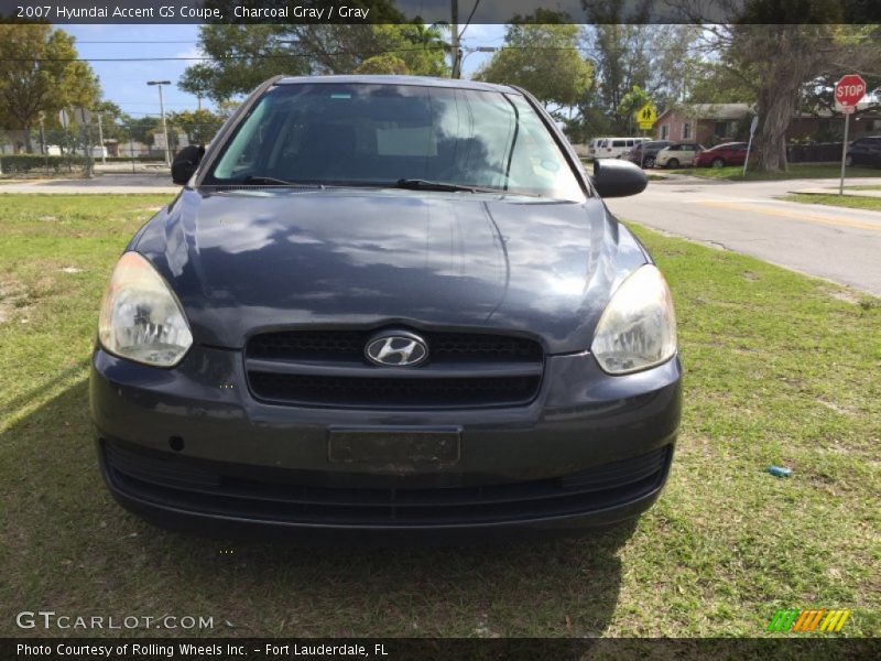 Charcoal Gray / Gray 2007 Hyundai Accent GS Coupe
