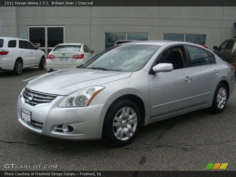 Brilliant Silver / Charcoal 2011 Nissan Altima 2.5 S