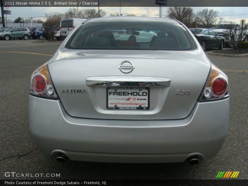 Brilliant Silver / Charcoal 2011 Nissan Altima 2.5 S