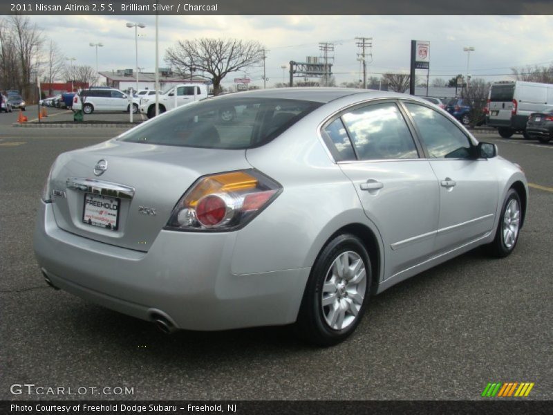 Brilliant Silver / Charcoal 2011 Nissan Altima 2.5 S