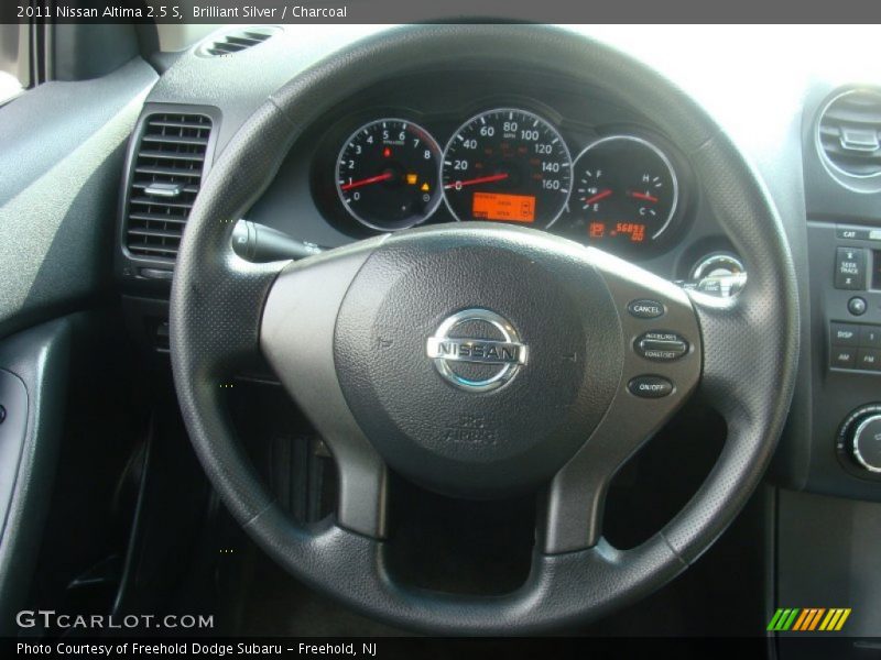 Brilliant Silver / Charcoal 2011 Nissan Altima 2.5 S