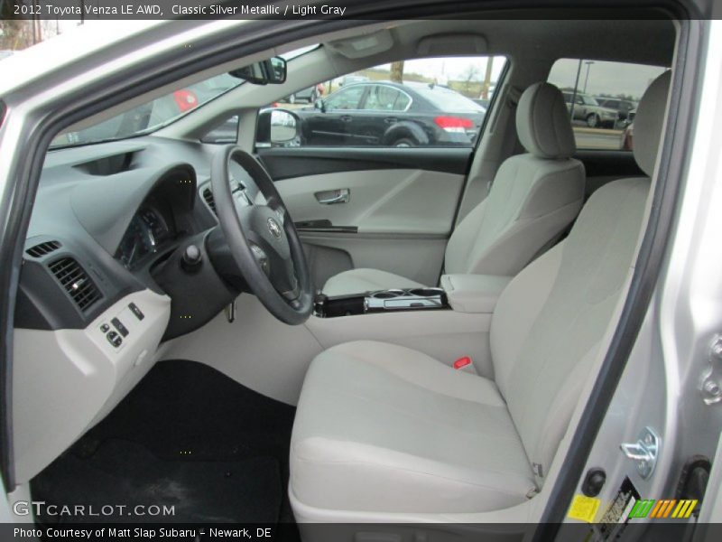 Classic Silver Metallic / Light Gray 2012 Toyota Venza LE AWD