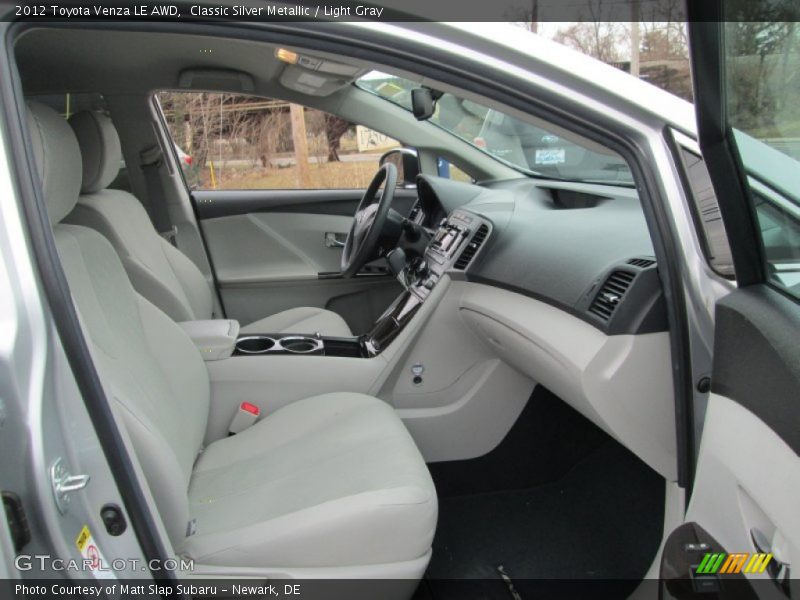 Classic Silver Metallic / Light Gray 2012 Toyota Venza LE AWD