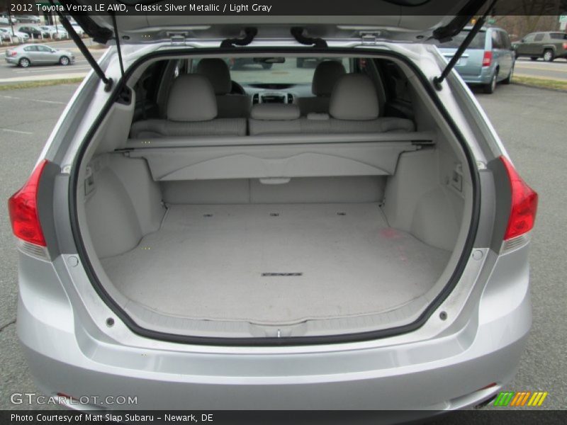 Classic Silver Metallic / Light Gray 2012 Toyota Venza LE AWD